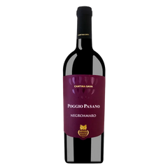 Вино красное сухое Cantina Sava "Poggio Pasano" Negroamaro Puglia, 0,75л. 14,0%