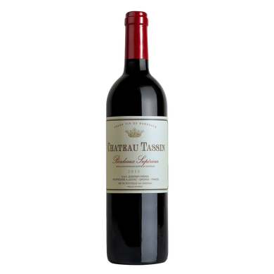 Вино червоне сухе Bordeaux Superior AOC Rouge /Chateau Tassin/ 0.75 л. 14.0%