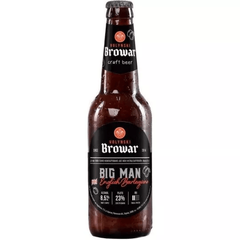 Пиво тёмное нефильтрованное «BIG MAN» 0,35 л. 8,5%