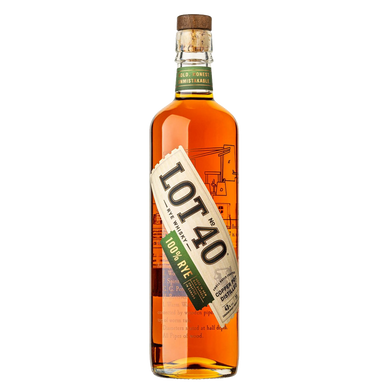 Виски LOT NO. 40 100% Rye Copper Pot Distilled 43.0% 0,7л.