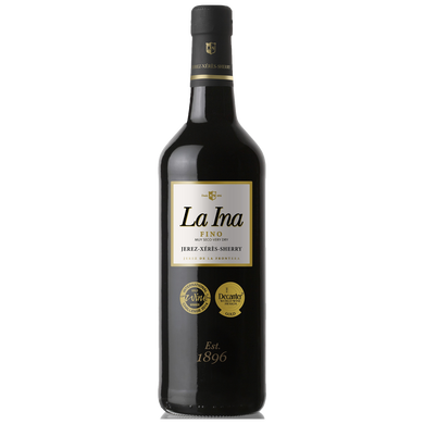 Вино кріплене сухе, херес Fino Sherry, La Ina, 0,75 л. 15%