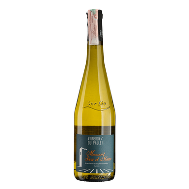 Вино виноградне натуральне сухе біле Мюскаде Севр е Мен Сьор Лі, Vignerons du Pallet 0,75л. 12%