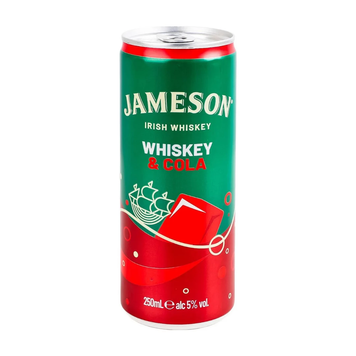 Напій слабоалкогольний газований Jameson Whiskey & Cola, 0,25 л. 5,0%
