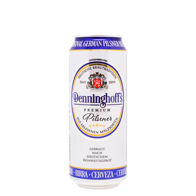 Пиво Denninghoff's Pilsner светлое 0,5л с/банка, алк. 4,9%