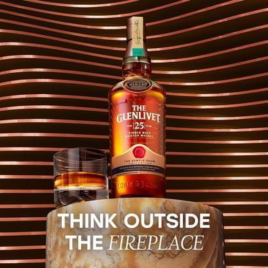 Віскі The Glenlivet 25 років 0,7л. 43% в подарунковій упаковці