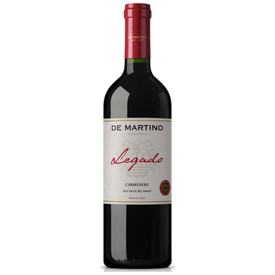 Вино красное сухое Carmener Legado Reserva, De Martino, 0,75л. 13,5%