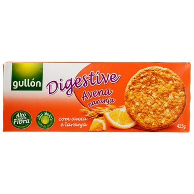 Печенье GULLON Digestive овсяное с апельсином, 425г