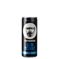 Напиток алкогольный газированный Knut Hansen Premium Gin & Tonic, 0,25л, 10,0%