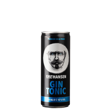 Напиток алкогольный газированный Knut Hansen Premium Gin & Tonic, 0,25л, 10,0%