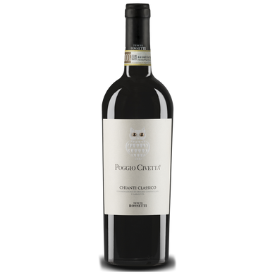 Вино червоне сухе Tenute Rossetti "Poggio Civeta" Chianti Classico,0,75 л. 13%