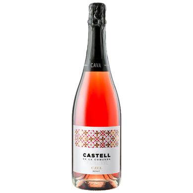 Вино игристое розовое сухое Castell De La Comanda Cava Brut Rose, 0,75л.11,5%