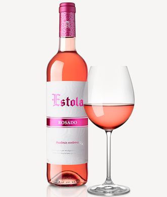 Вино розовое сухое Rosado La Mancha DO /Estola/ 0.75л, 12.5%