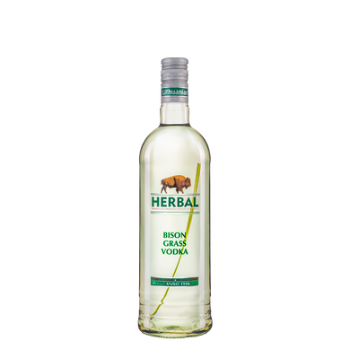 Міцний алкогольний напій на основі горілки та настою Зубрівки Herbal Bison Grass Vodk 0,7 л. 40%