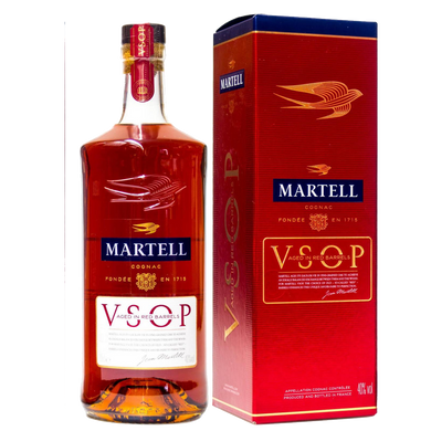 Коньяк Martell VSOP 1,0л. 40% в кор.