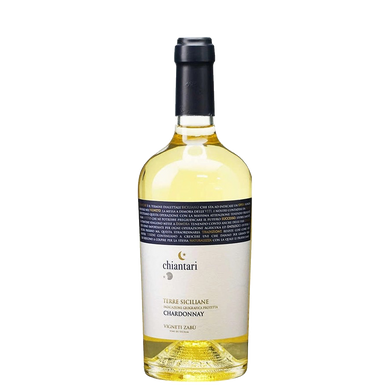 Вино белое сухое Vigneti Zabu "Chiantari" Chardonnay Terre Siciliane, 0,75 л. 13-13.5%