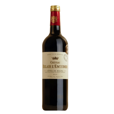 Вино червоне сухе Cotes de Bourg AOC Rouge /Chateau Belair L'Escudier/ 0.75 л. 14.0%