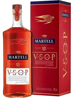 Коньяк Martell VSOP 1.0 л 40% в коробці