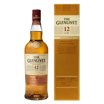 Віскі The Glenlivet Excellence 12 років 0,7л. 40%