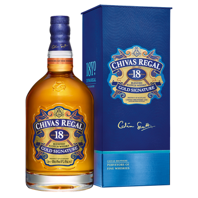 Віскі Chivas Regal 18 років 1,0л. 40% в кор.