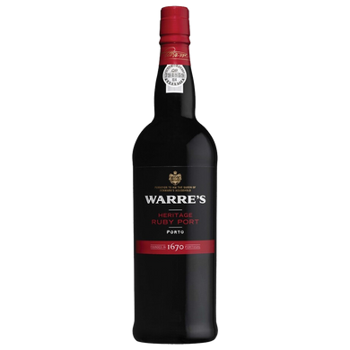 Вино кріплене червоне, портвейн Warre's Heritage Ruby Port, 0,75л. 19%