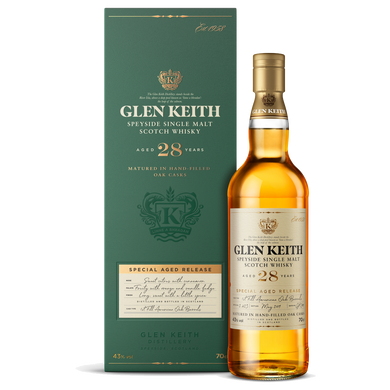 Виски Glen Keith 28 лет 0.7л 43%