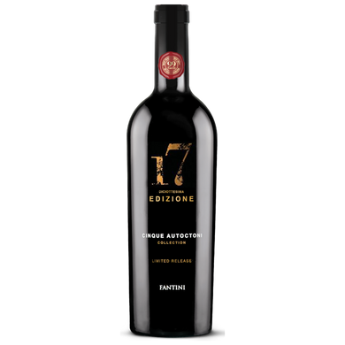 Вино червоне сухе Fantini "Edizione 17 Collectione Cinque Autoctoni" LR, 0,75 л.14,5%