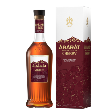 Крепкий алкогольный напиток Ararat Cherry 0,5л 30% в кор.