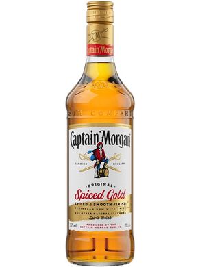 Алкогольний напій на основі Карибського рому Captain Morgan «Spiced Gold» 0,7л