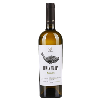 Вино Terra Initia Бановані біле напівсолодке 0,75л 2016 12%