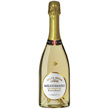 Вино игристое белое брют Chardonnay Millesimato Blanc de Blancs Brut Vecchia Modena 10.0-13.0%