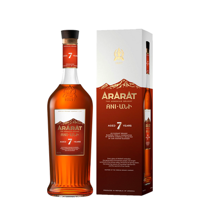 Бренді вірменське Ararat Ani 7 років 0.7л 40% в кор.