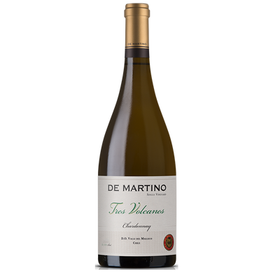Вино белое сухое De Martino Single Vineyard "Tres Volcanes" Chardonnay, 1,5л. 13,5%, в сувенирной кор.