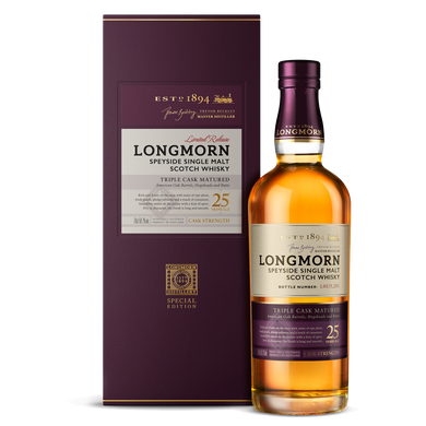 Виски Longmorn 25 лет 0.7л 53%.