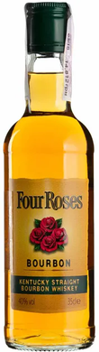 Виски бурбон "Four Roses", 0,35л 40%