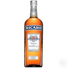 Крепкий алкогольный напиток на основе аниса Ricard 1,0л. 45%