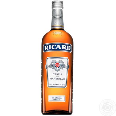 Міцний алкогольний напій на основі анісу Ricard 1,0л. 45%