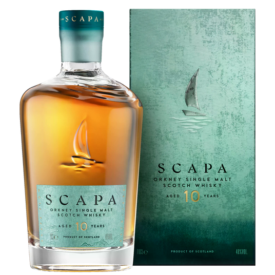 Виски Scapa 10 лет Single Malt 48.0% 0.7л в коробке Цена — 2 639
