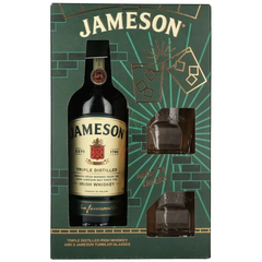 Набор: виски Jameson 0,7л. 40% + 2 стакана