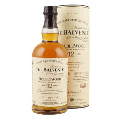 Віскі односолодовий Balvenie 12yo Doublewood 40% 0,7л