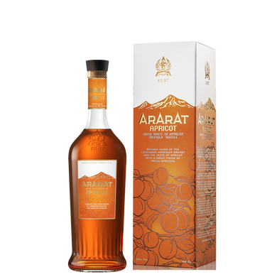 Міцний алкогольний напій Ararat Apricot 0,5л. 35% в кор.