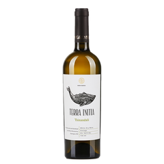 Вино Terra Initia Цинандали белое сухое 0,75л 2015 12%