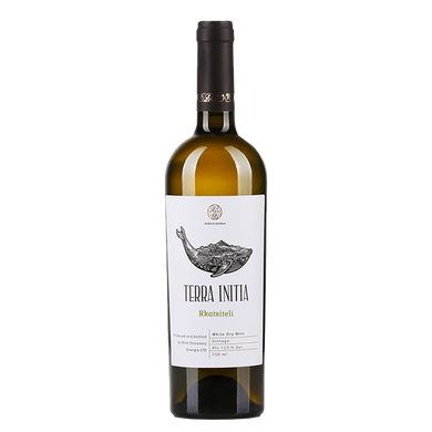 Вино Terra Initia Ркацителі квеврі біле сухе 0,75л 2018 13%