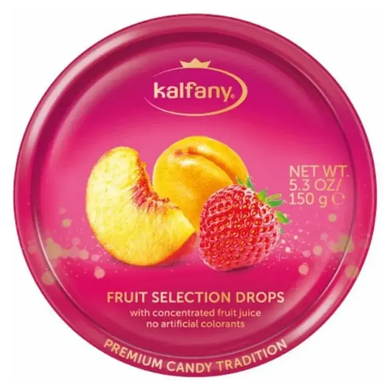 Льодяники Kalfany Fruit Selection фруктовий мікс 150г