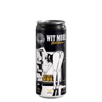 Пиво светлое нефильтрованное пшеничное «WIT MORE» 0,33 л. 4,9%