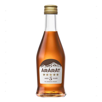 Бренді вірменське Ararat 5 років 0,05л. 40%