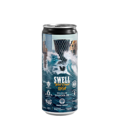 Пиво світле нефільтроване "Swell" 0,33 л. 6%