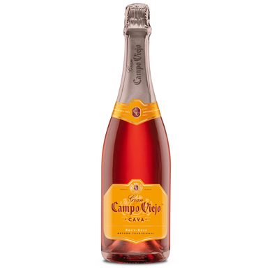 Вино игристое розовое сухое Campo Viejo Cava Brut Rose 0,75 л 10-13%