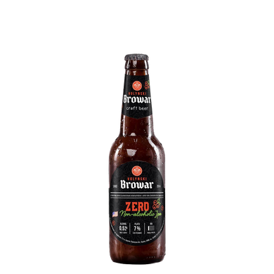 Пиво светлое безалкогольное нефильтрованное «ZERO» 0,35л.