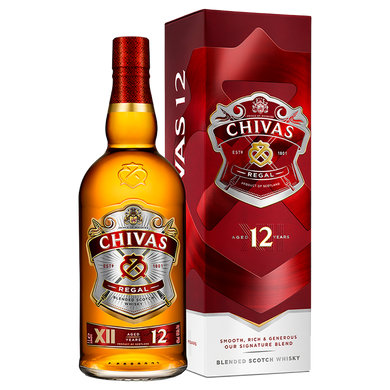 Виски Chivas Regal 12 лет 1,0л. 40% в кор.